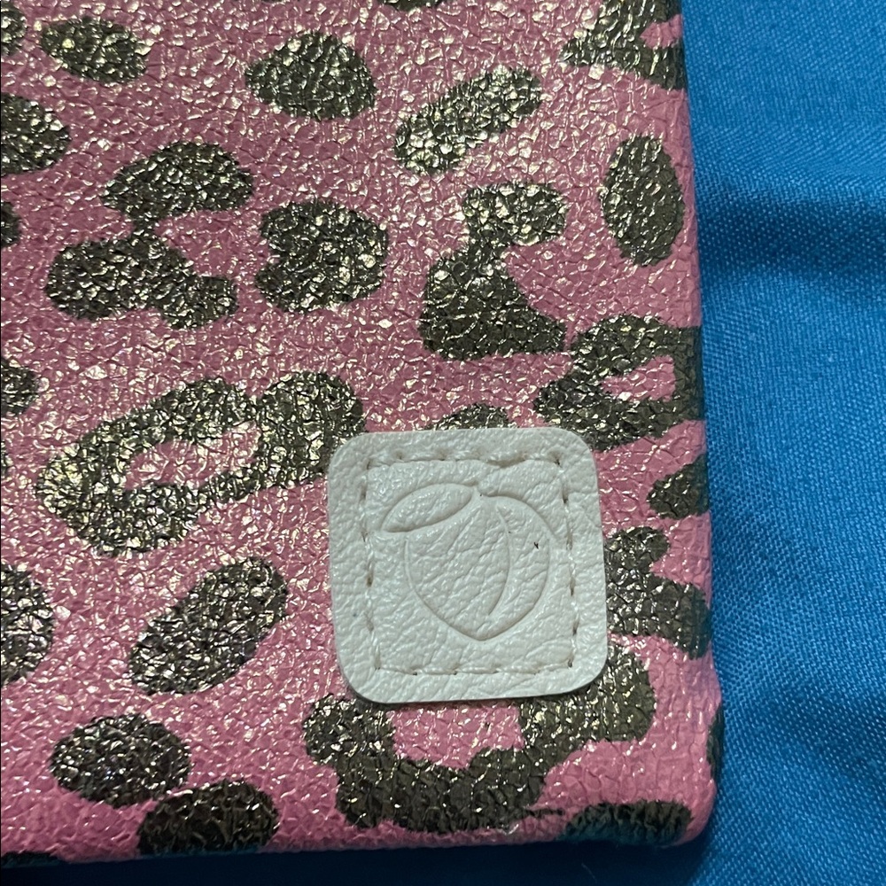 Pink and Black Leopard Print Wallet